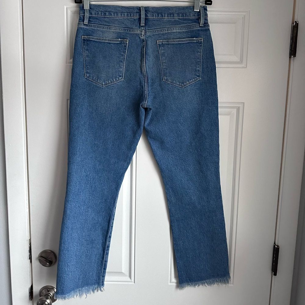 FRAME jeans denim‎ pants size 30 Le High Straight in Utopia ankle cropped - Picture 3 of 7